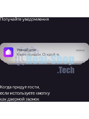 Кнопка звонка Беспроводная Яндекс Zigbee YNDX-00524