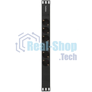 Блок розеток горизонтальный ExeGate ServerPro PDU-19H601 Al-6S-C14, 19