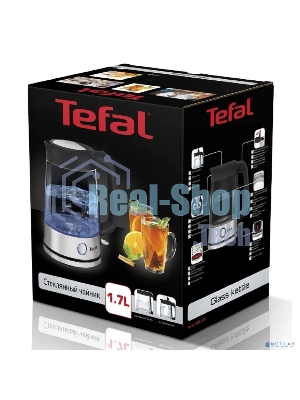 Чайник электрический Tefal BJ551B10 1.5 л, 1430 Вт, белый/серый