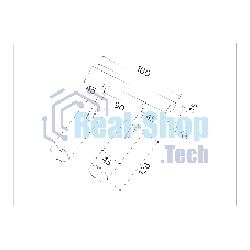 Светильник трековый светодиодный GL3902/2 BK черный LED 20W 4200К 48V 24° 180*45*182