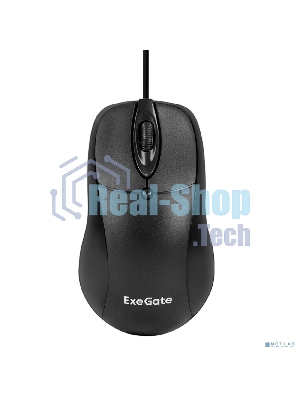 Мышь проводная ExeGate Professional Standard B100L черный, 1000 dpi, USB, кнопки - 3