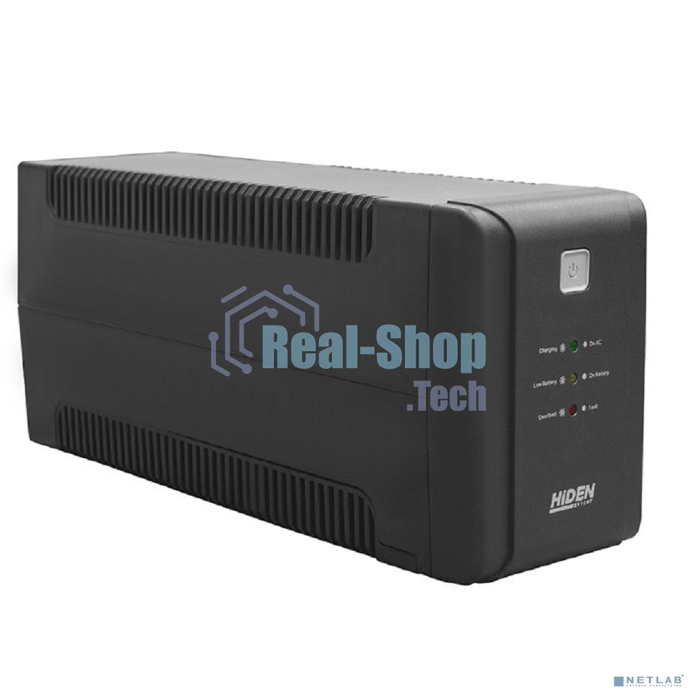 Источник бесперебойного питания HIDEN EXPERT ULS800E 800ВА/480Вт Линейно-интерактивный,2xSchuko LED, USB, встроенный АКБ 1x12B/9Ач УТ-00002466