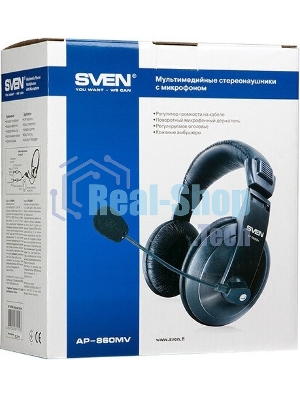Гарнитура проводная SVEN AP-860MV с микрофоном