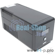 Источник бесперебойного питания PowerMan Smart Sine 1000 черный (Pure Sine Wave/LCD Display/USB/Software/RJ11/45)