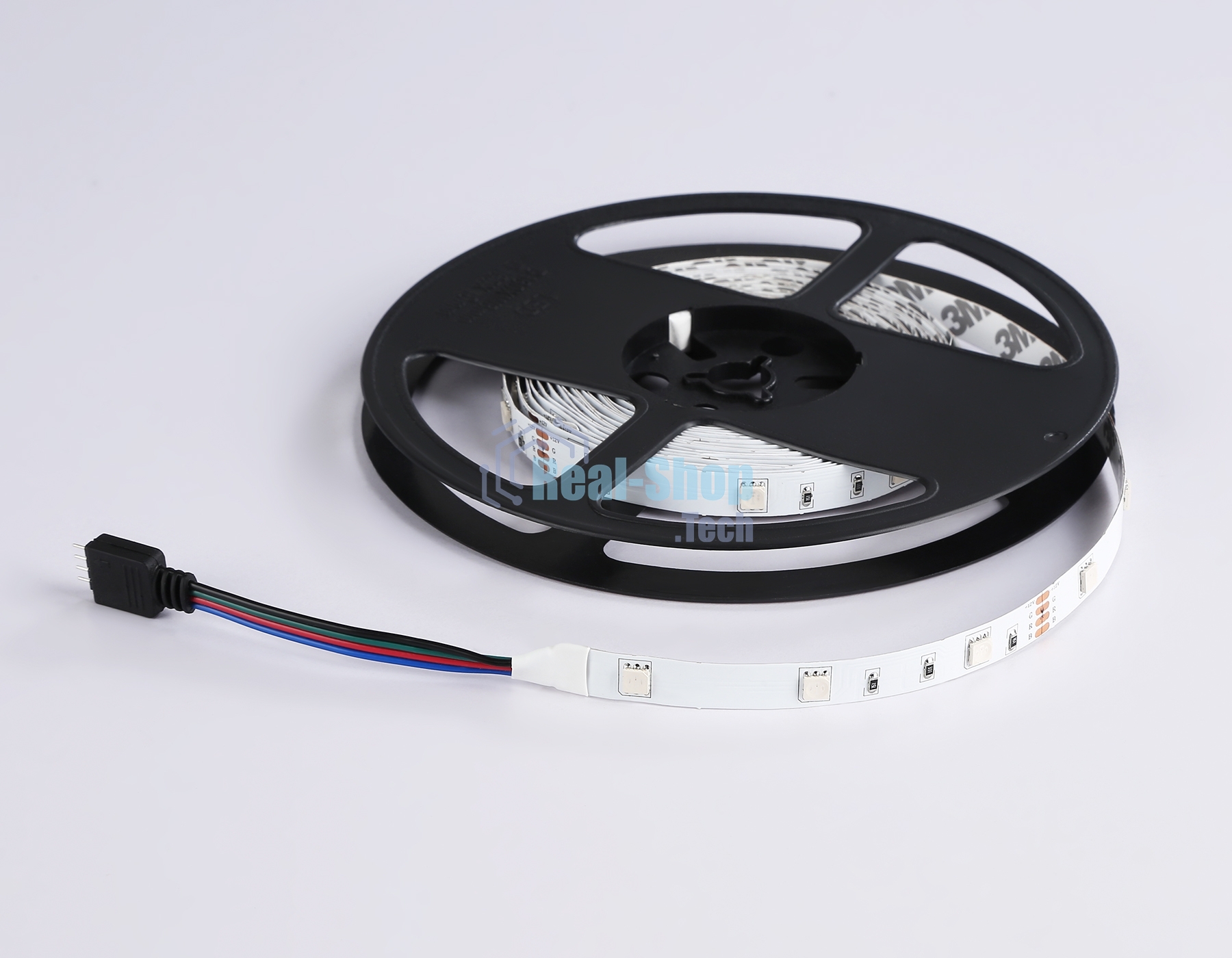 Комплект светодиодной ленты GS2401 5050 30Led/ 7.2W m/ 12V IP20 RGB/ 5000*10*1.87mm (4 конт.)