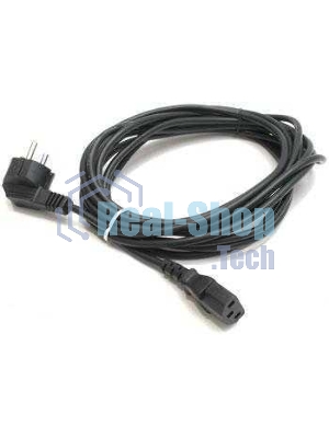 Кабель питания Cord Power Gembird/Cablexpert 1.8м, Schuko- C13, 6А, черный, с зазем.