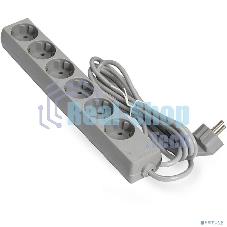Удлинитель ExeGate EX285829RUS ECE-6-1.8G (6 евророзетки с заземлением, 1.8 м, серый)