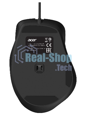 Мышь проводная Acer OMW120 черный, 2000 dpi, USB, кнопки - 6