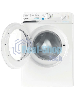 Стиральная машина Indesit BWSB 61051 WWV белый, загрузка фронтальная 6 кг, 1000 об/мин., класс: А