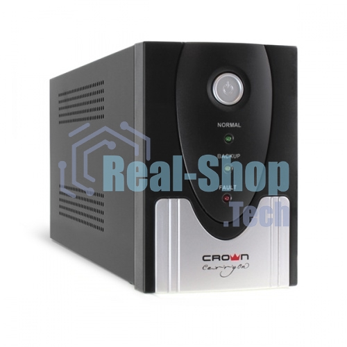 Источник бесперебойного питания Crown CMU-SP800EURO USB/800 ВА\480 Вт/1 х IEC 320 C13 (компьютерная), 3 х CEE 7 (евророзетка)
