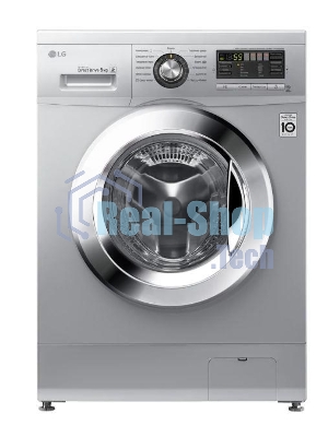 Стиральная машина LG F1296TD4 серебристый, загрузка фронтальная 8 кг, 1200 об/мин, класс: А