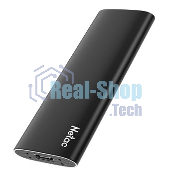 Внешний SSD Netac Z SLIM, 1TB, USB 3.2 Gen 2 Type-C, R/W 550/480, черный