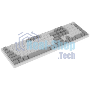 Клавиатура Defender Dasher GK-472 проводная, USB Type-A, белый/серый
