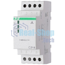 Реле контроля фаз CZF-B (3х400/230+N 8А 1перекл. IP20 монтаж на DIN-рейке) F&F EA04.001.002