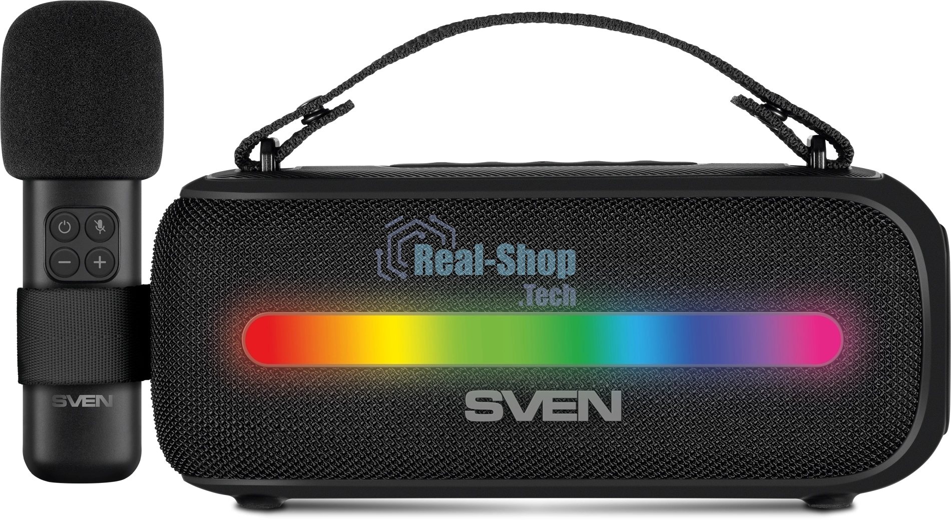Колонка портативная SVEN PS-255 черный 12W 1.0 BT 3600mAh