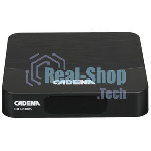 Приставка для цифрового ТВ Cadena CDT-2388S черный, DVB-T2, DVB-T, HDMI, USB 2.0
