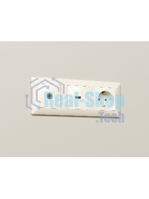 Комплект механизма розетки HDMI 2.0 ALFA Бежевый матовый 40V/500mA 2.0GHz 5-18Gbit/s QUANT (AP3340, VM222) MA334010