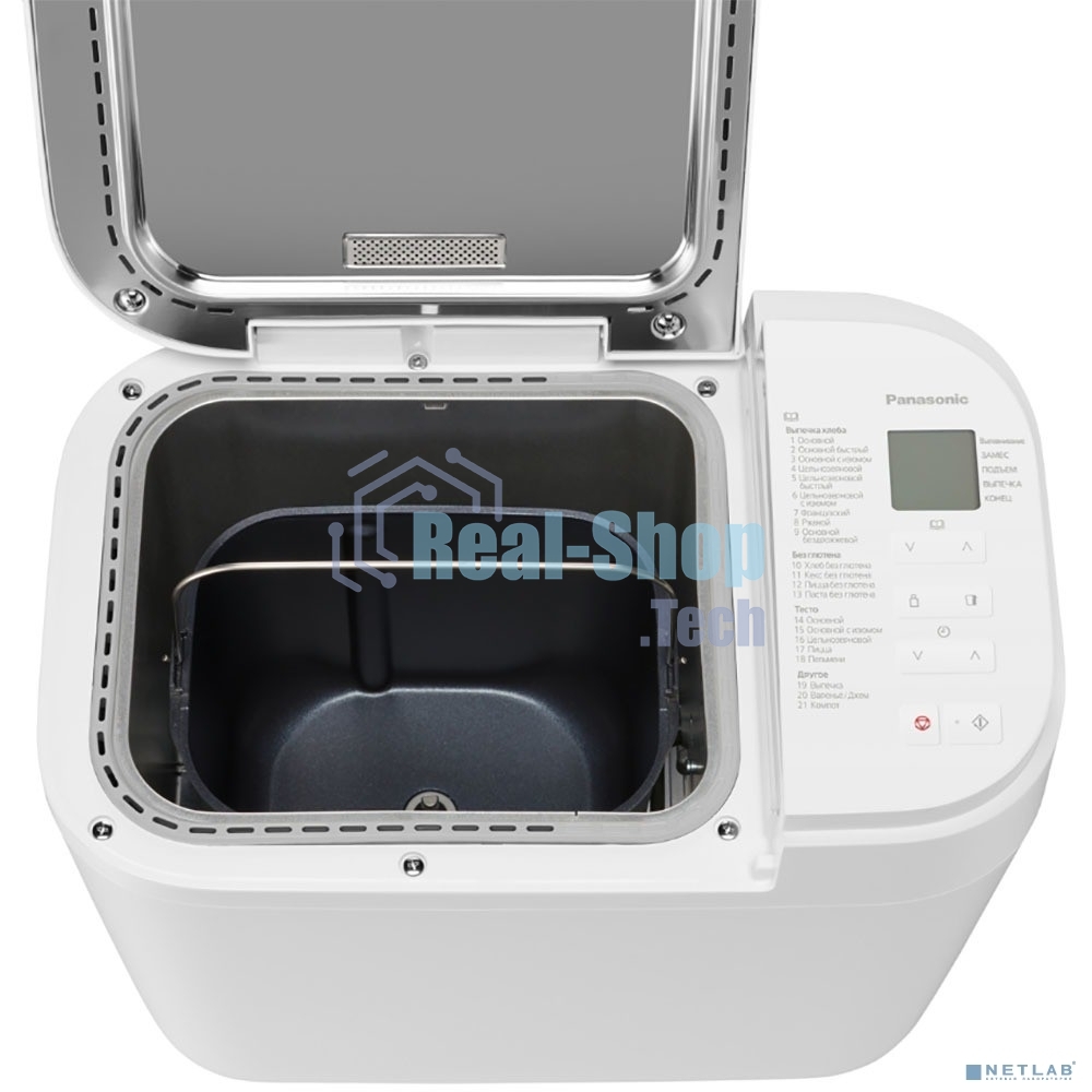 Хлебопечка Panasonic SD-B2510WTS белый, 550 Вт, 1.1 кг, 21 программа
