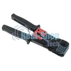 Инструмент обжим RJ-45/12/11 без храп. мех. черный/красный ITK TM1-B10V