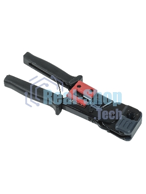 Инструмент обжим RJ-45/12/11 без храп. мех. черный/красный ITK TM1-B10V