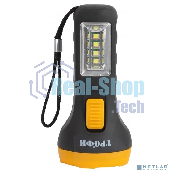 Фонарь светодиодный UB-101 универсальный на батарейках 1Вт 1 SMD+4 LED 1хAA Трофи Б0054034