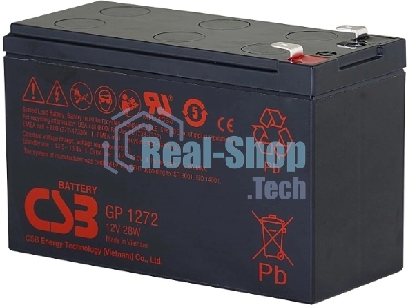 Батарея CSB GP 1272 12V 7.2Ah F2 28W
