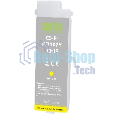 Картридж перезаправляемый струйный Cactus CS-R-PFI107Y-CHIP желтый (260мл) для Canon imageProGRAF iPF670/680/685/770/780/785 с чипом