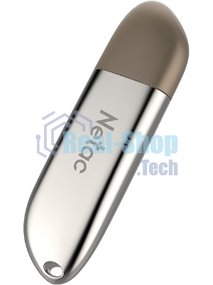 Флешка USB Netac U352 128Gb NT03U352N-128G-20PN, USB 2.0, с колпачком, металлическая