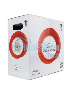 Кабель FTP Cablexpert FPC-5004E кат.5e медь многож. экран, 305м pullbox, серый