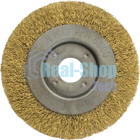 Кордщетка FIT 39065колесо желтая 125мм