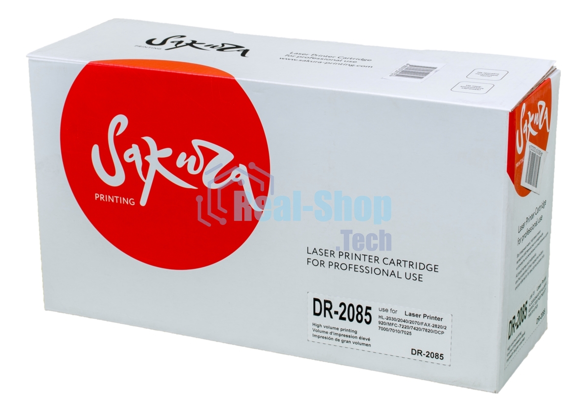 Фотобарабан Sakura DR2085 для Brother HL2035, HL2037, HL2037E, 12000 к.