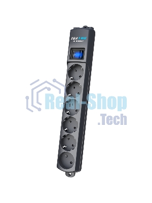 Сетевой фильтр Pilot S Max (5 euros + 1GP), 15A/3.5kVA, automatic, 10 m, graphite
