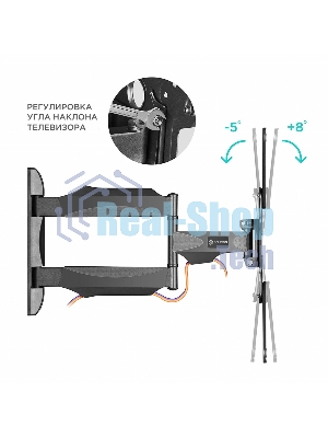 Кронштейн ONKRON NP40 черный 32-65