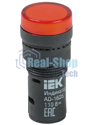 Арматура светосигнальная AD-16DS 230В красн. IEK BLS10-ADDS-230-K04-16