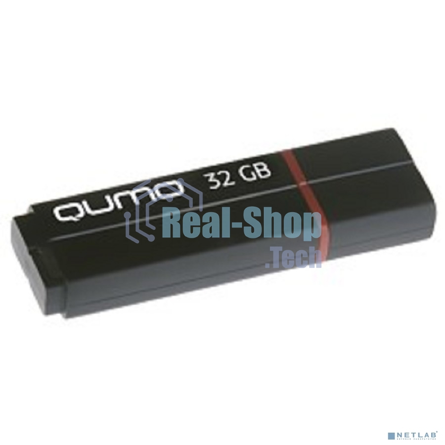Флешка USB 3.0 QUMO 32Gb, Speedster черный