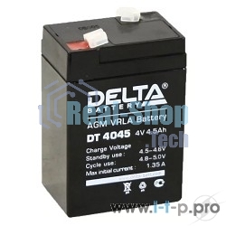 Батарея для ИБП Delta DT 4045 (4V, 4.5Ah)