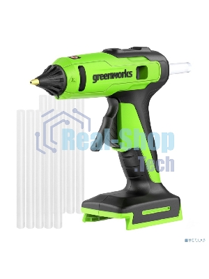 Пистолет клеевой аккумуляторный GreenWorks G24GLG, 24V, 11 мм, без АКБ и ЗУ (3502207)