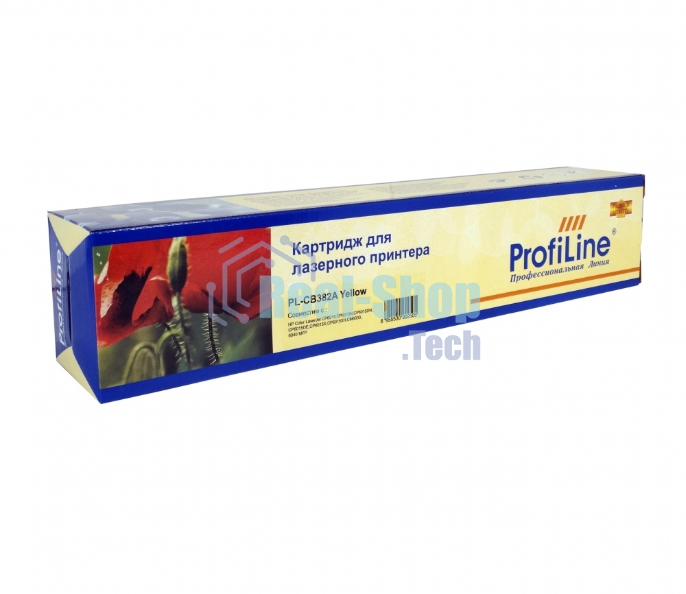 Картридж лазерный ProfiLine PL-CB382А для принтеров HP Color LaserJet CP6015/CM6040 20000 копий Yellow