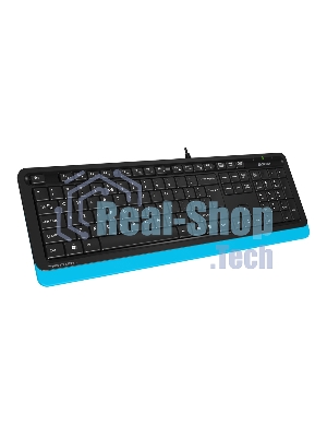 Клавиатура проводная A4Tech Fstyler FK10, USB, черный/синий