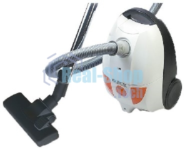 Пылесос Centek CT-2503 белый/оранжевый, 400/2000 Вт, уборка сухая, пылесборник мешок 2.5 л