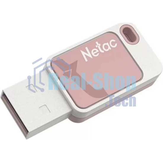 Флешка USB Netac UA31 (NT03UA31N-064G-20PK), 64Gb, USB 2.0, R/W 110/45, розовый/белый
