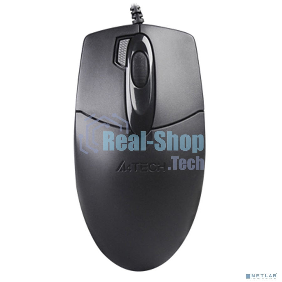 Мышь проводная A4Tech OP-730D черный, 1200 dpi, USB, кнопки - 4