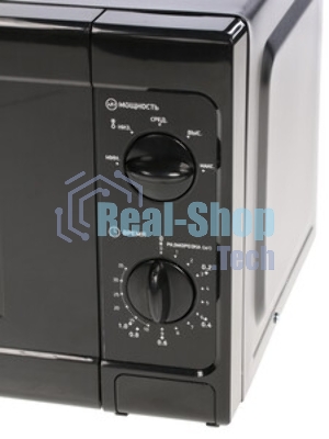 Микроволновая печь BBK 20MWS-709M/B черный, 20 л, 700 Вт, переключатели - поворотный механизм