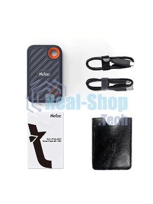 Внешний SSD Netac ZX20, 1TB, USB 3.2 Gen 2x2 Type-C, R/W 2000/1800, черный
