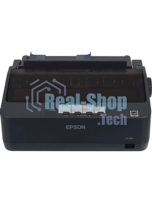 Принтер матричный Epson LX-350 (C11CC24031/C11CC24032), (А4, 357 cps (12 cpi), USB, LPT, COM)