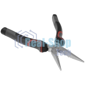 Плоскогубцы удлиненные Deli DL0104 200 мм, Cr-V, эксцентриковый шарнир, антикоррозийное покрытие, трехкомпонентная прорезиненная рукоять
