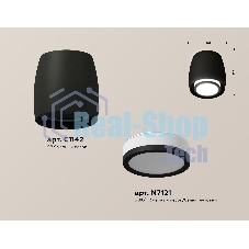 Светильник Ambrella Light XS1142040 SBK/FR черный песок/белый матовый MR16 GU5.3 (C1142, N7121)