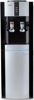 Кулер для воды AEL LD-AEL-47c, верхняя загрузка, нагрев 90 °С, охлаждение 15 °С, черный/серебристый