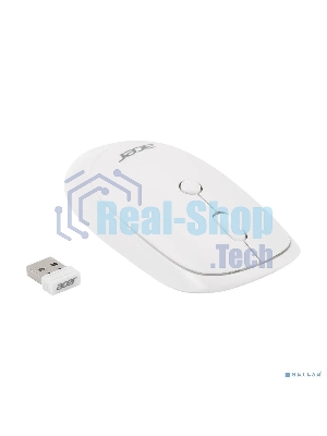 Мышь беспроводная Acer OMR138 белый, 1600 dpi, радиоканал, USB, кнопки - 4