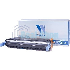 Картридж лазерный NVPrint совместимый HP C9731A Cyan для LJ Color 5500/5550 (12000k)
